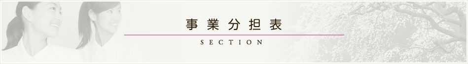 事業分担表